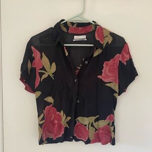 Urban Outfitters Short Sleeve Blouse